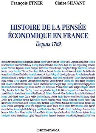 Histoire de la pensée économique en France depuis 1789 cover